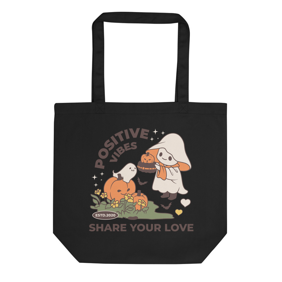 Positive Vibes (2) Eco Tote Bag