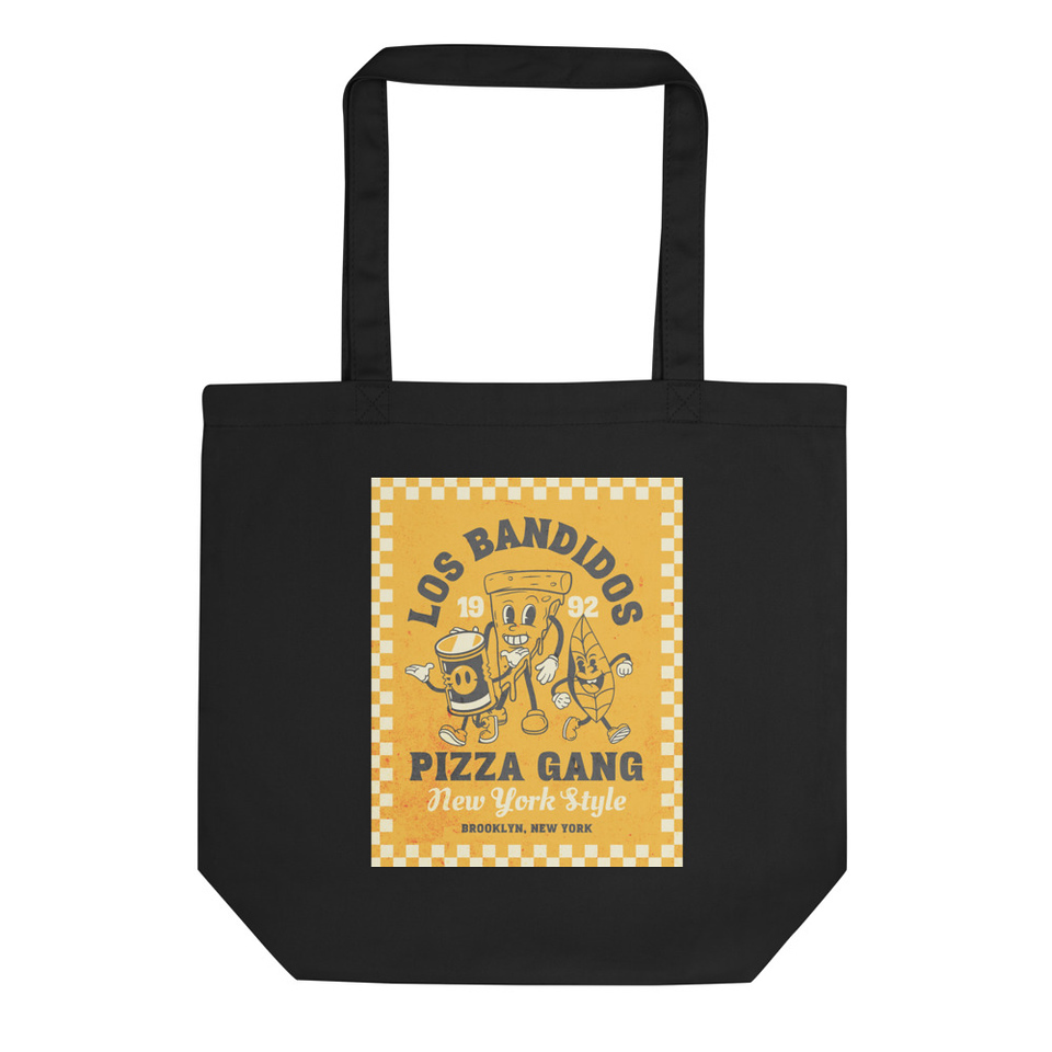 Pizza Gang - Comic Character Eco Tote Bag