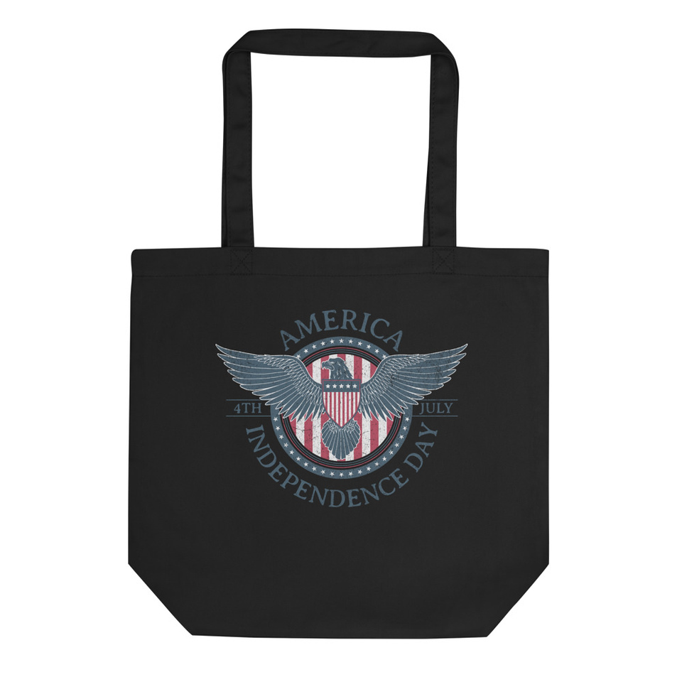 American Eagle Badge Eco Tote Bag