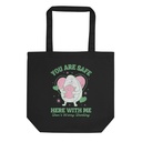 Avo Love - Typographic Cartoon Streetwear Eco Tote Bag