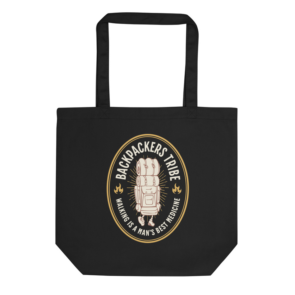 Backpackers Tribe - Adventure Badge Eco Tote Bag