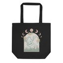 Cottagecore Frog Botanical Eco Tote Bag