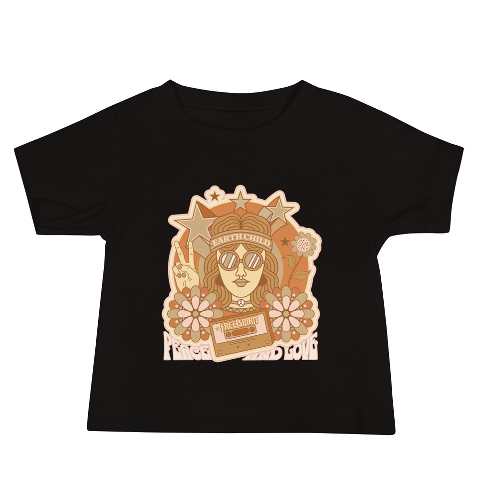 60s tee design Baby Staple Tee
