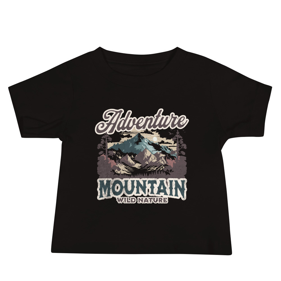 Adventure Mountain Wild Nature Baby Staple Tee