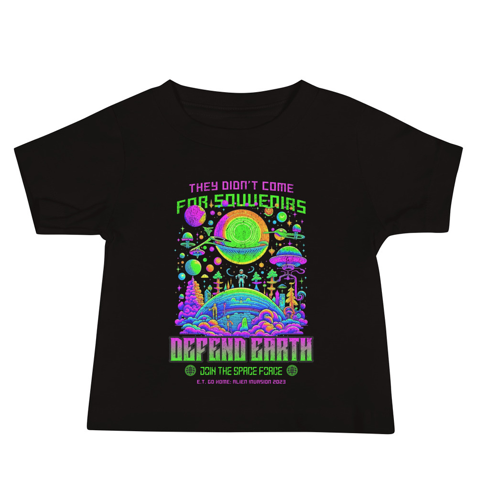 Alien Invasion Baby Staple Tee