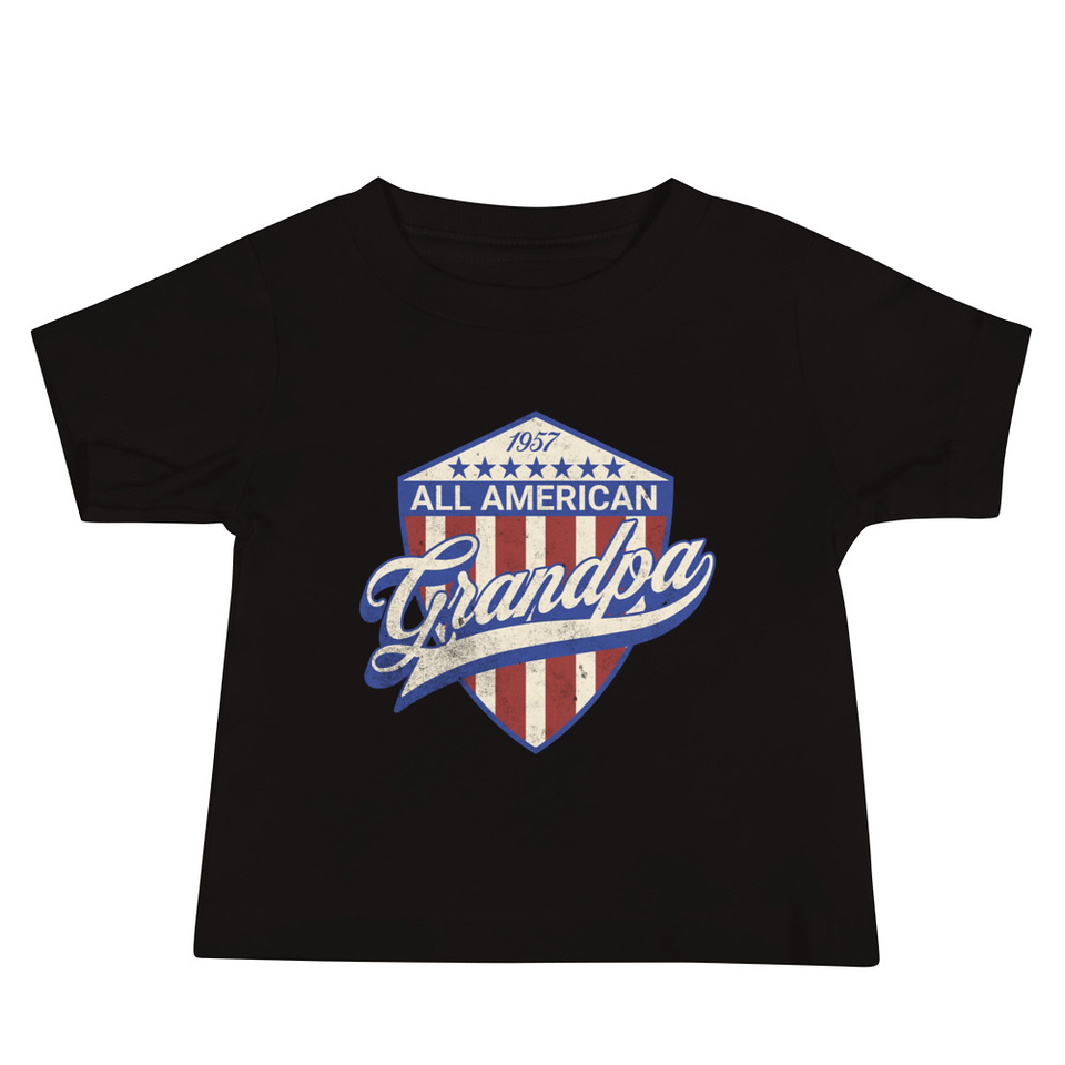 all american grandpa Baby Staple Tee