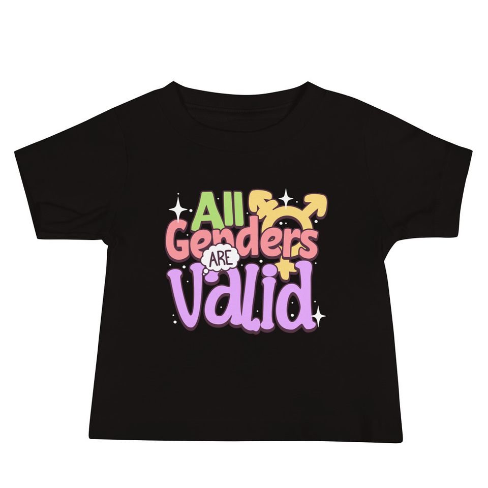 All Genders are Valid Baby Staple Tee
