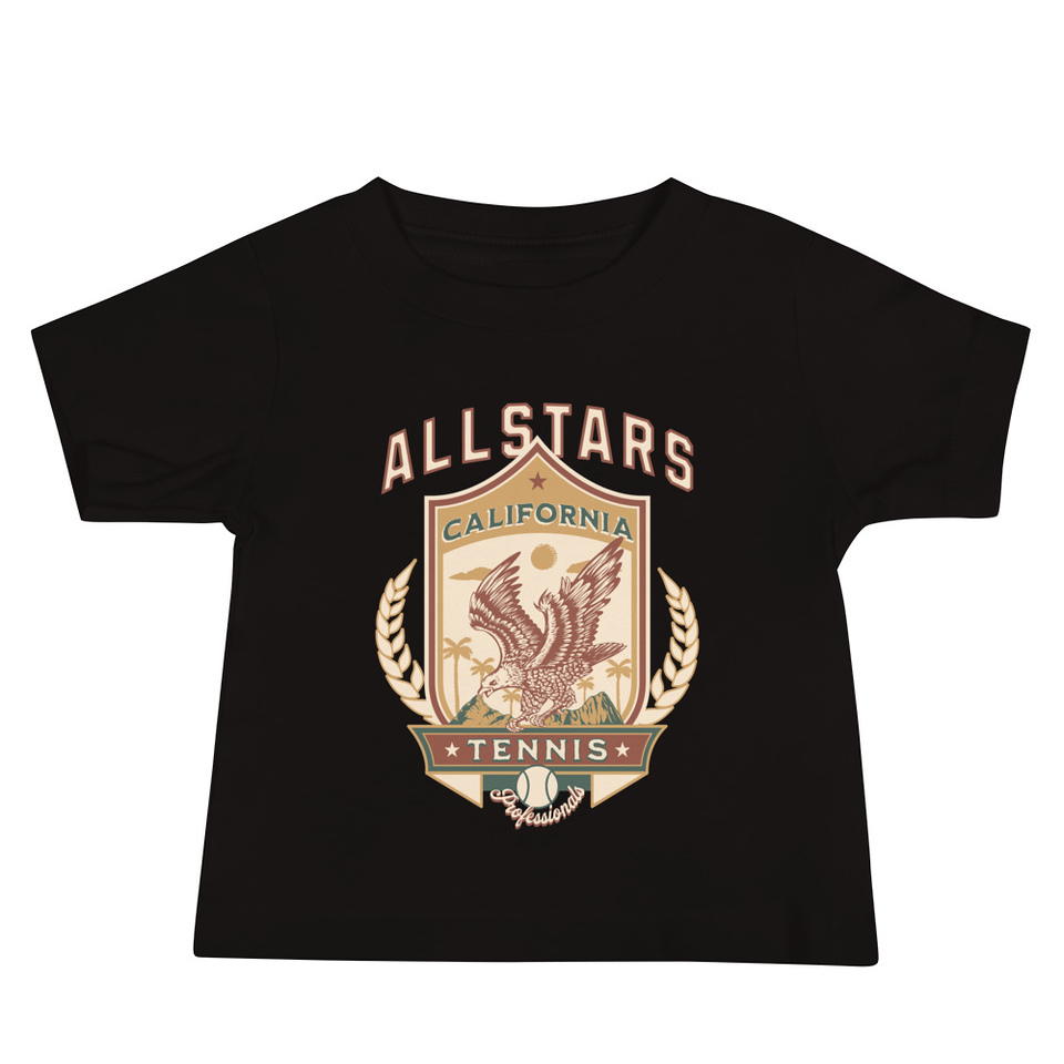 All Stars Tennis - Eagle Badge Baby Staple Tee