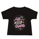 All you Need is Love - Valentines Day Baby Staple Tee
