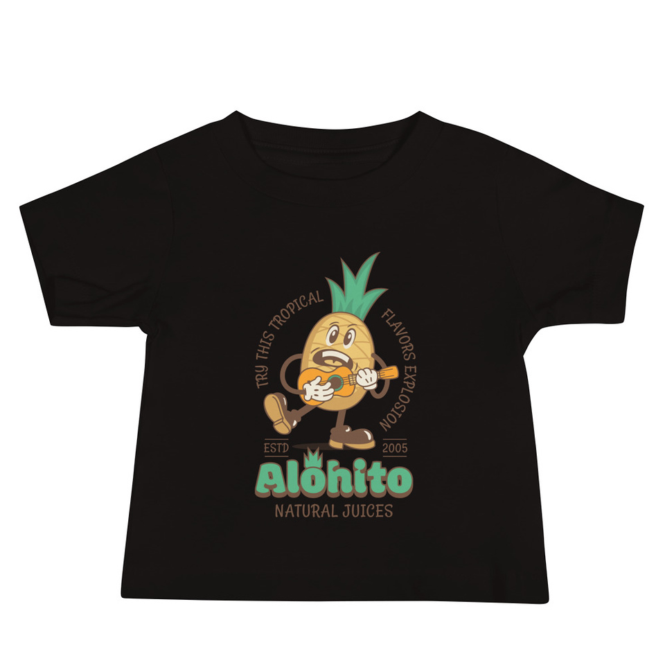Alohito Natural Juices - Pineapple Mascot Baby Staple Tee