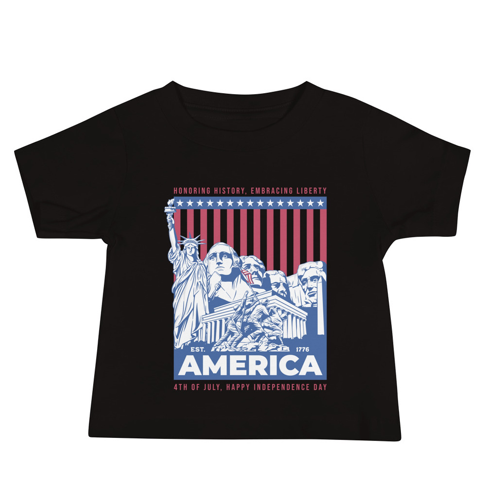 AMERICA (2) Baby Staple Tee