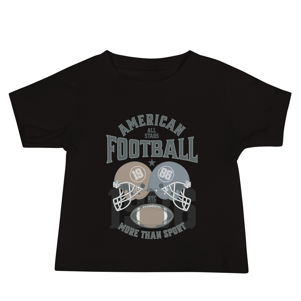 American All Star Football - Sports Helmet Baby Staple Tee