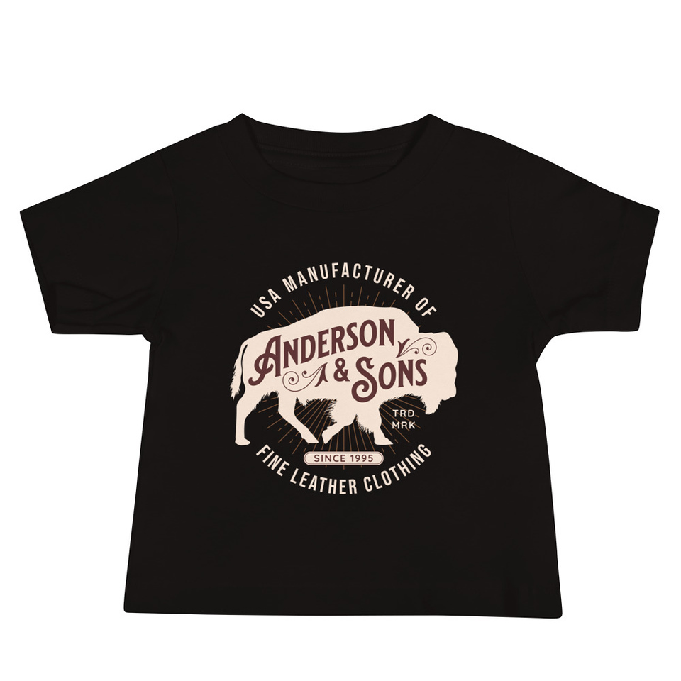 Anderson & Sons Leather Clothing - Buffalo Baby Staple Tee