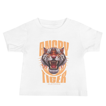 Angry Tiger - AI Baby Staple Tee