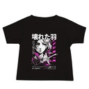 Anime Broken Wings - Neon Japanese Style Baby Staple Tee