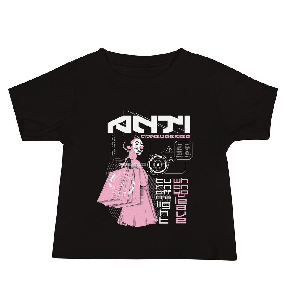Anti Consumerism - Futuristic Baby Staple Tee