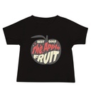 Apple Fruit - Typographic Lettering Baby Staple Tee