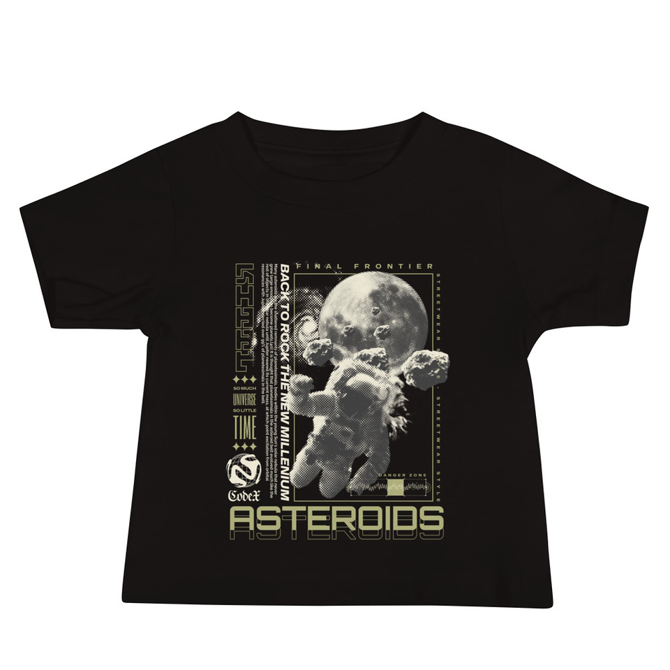 Asteroids Baby Staple Tee