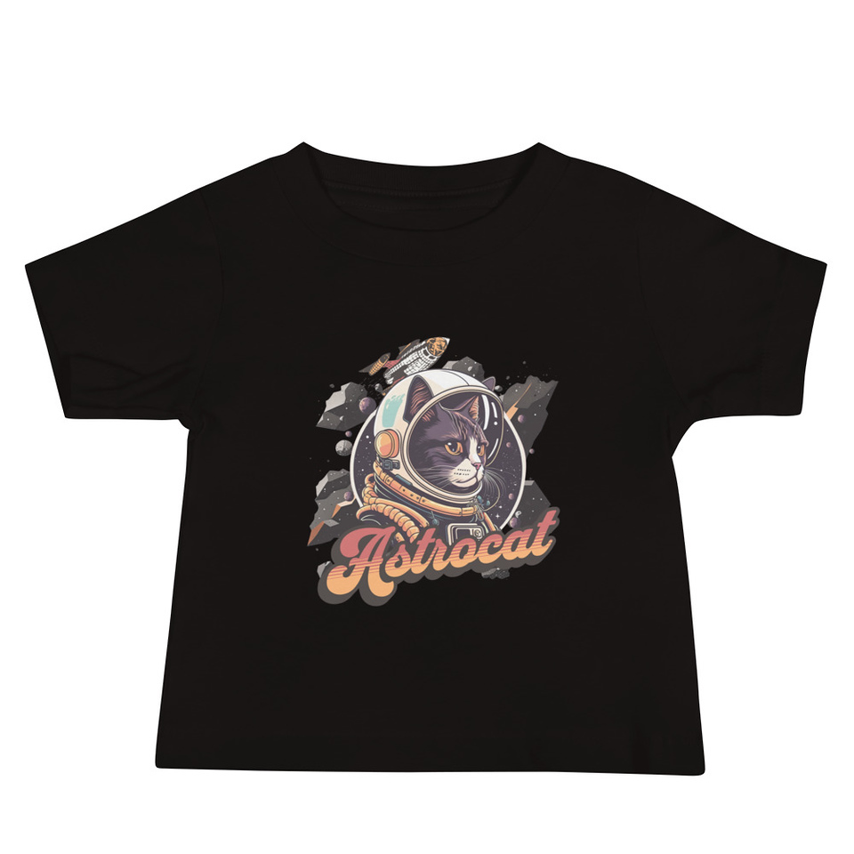 Astrocat - Retro graphic Baby Staple Tee