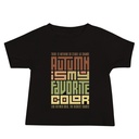 Autumn is my Favorite Color - Lettering Baby Staple Tee