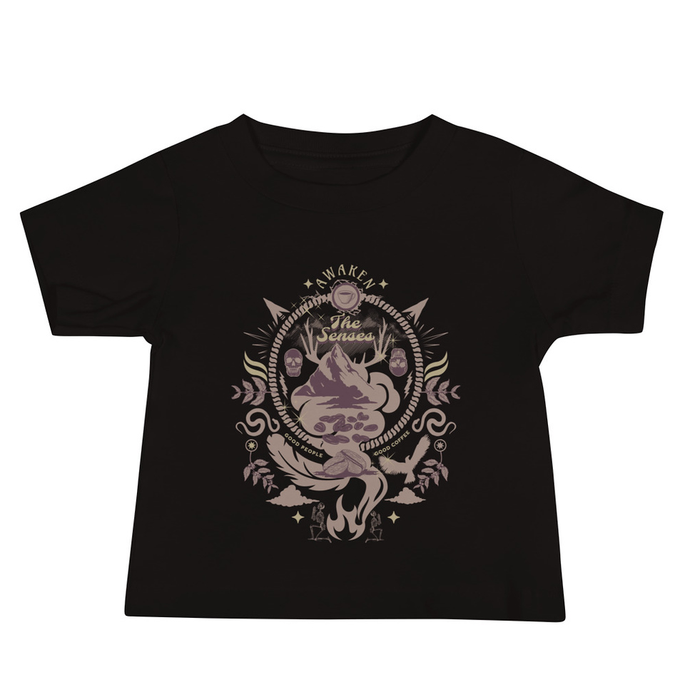 Awaken The Senses - Coffee Beans Baby Staple Tee