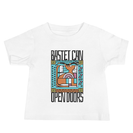 Bastet can Open Doors Baby Staple Tee