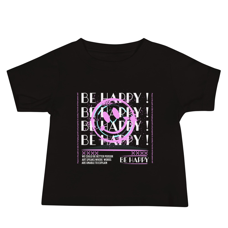 Be Happy ! Baby Staple Tee