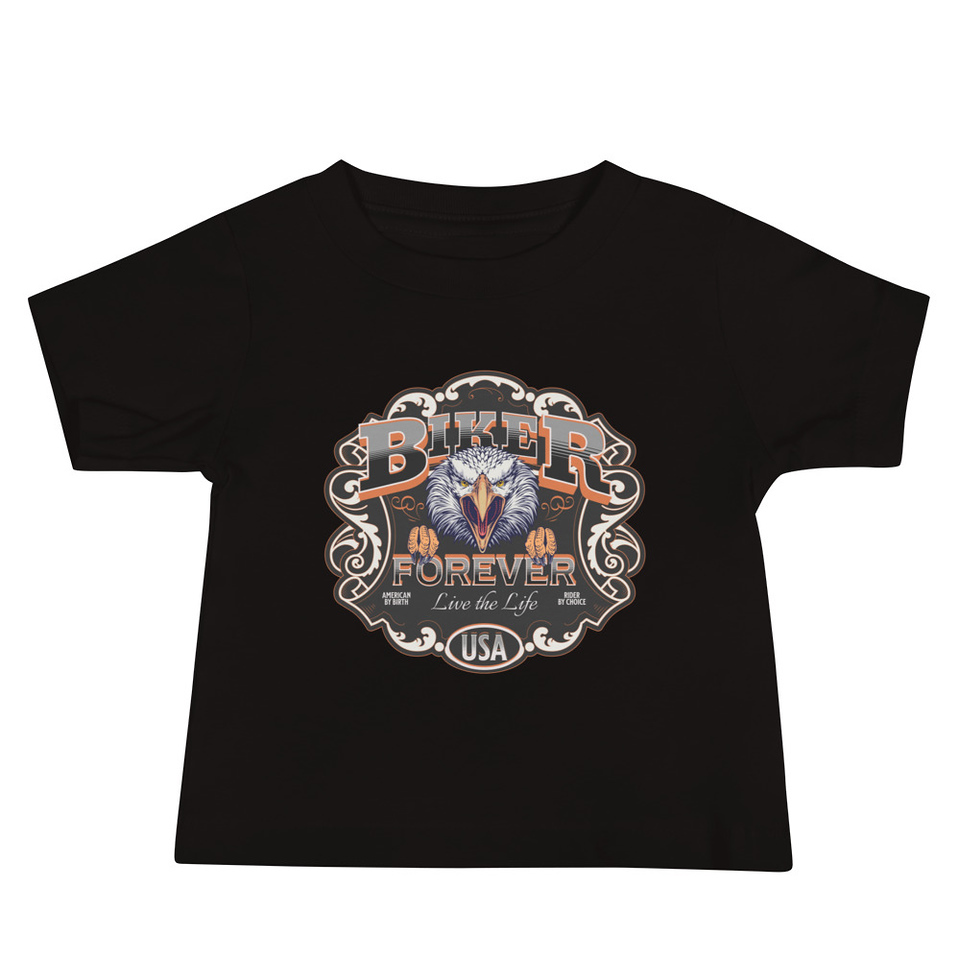 biker forever Baby Staple Tee