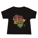 Black History - Heritage Map Baby Staple Tee