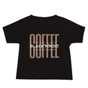 Black Magic - Minimal Modern Coffee Quote Baby Staple Tee