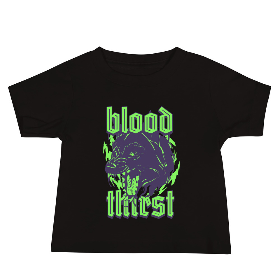 Blood Thirst - Neon Dog Baby Staple Tee