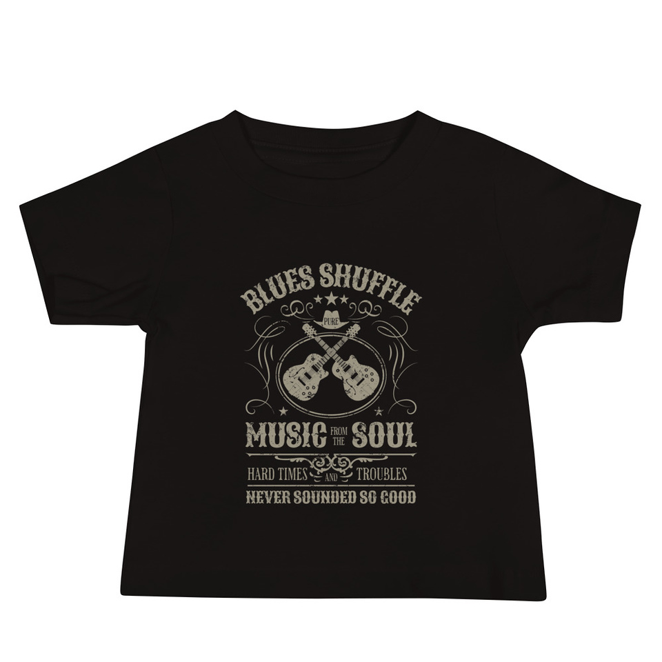 Blues Music from the Soul - Guitar Baby Staple Tee