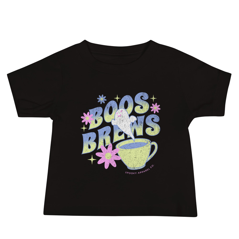 Boos + Brews - Halloween Baby Staple Tee