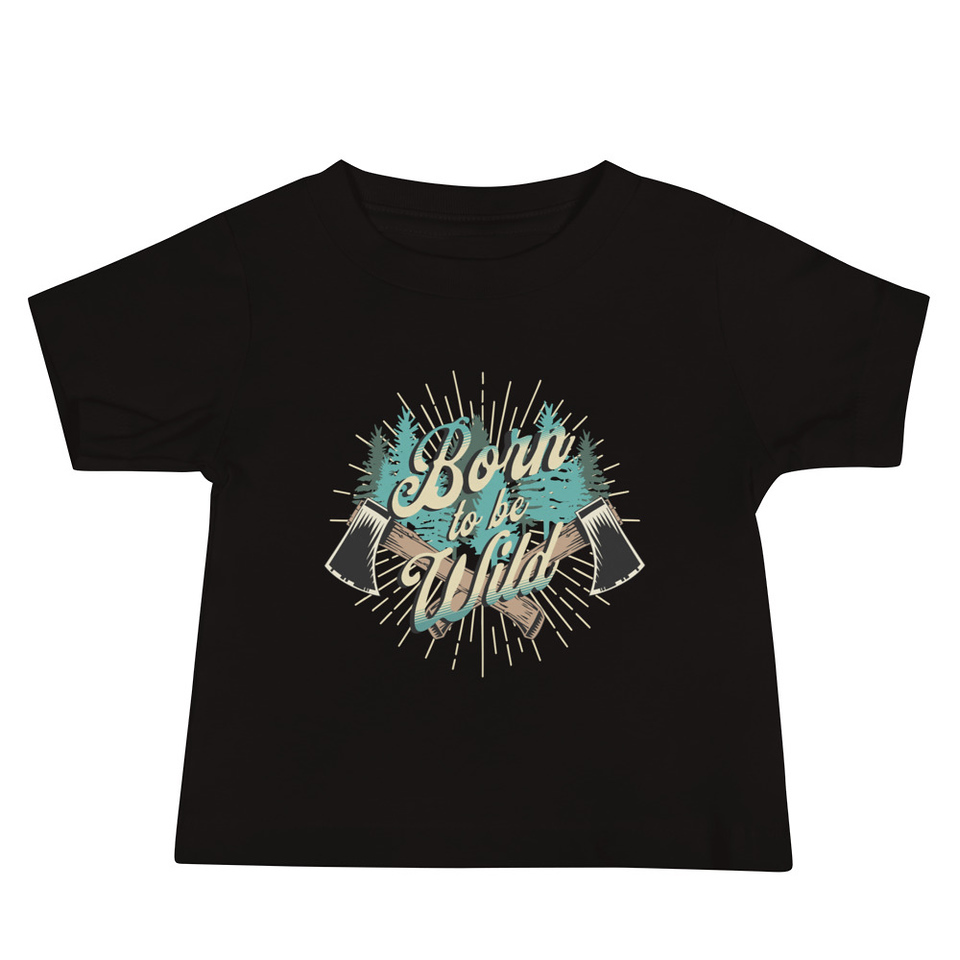Born to be Wild (2) Baby Staple Tee