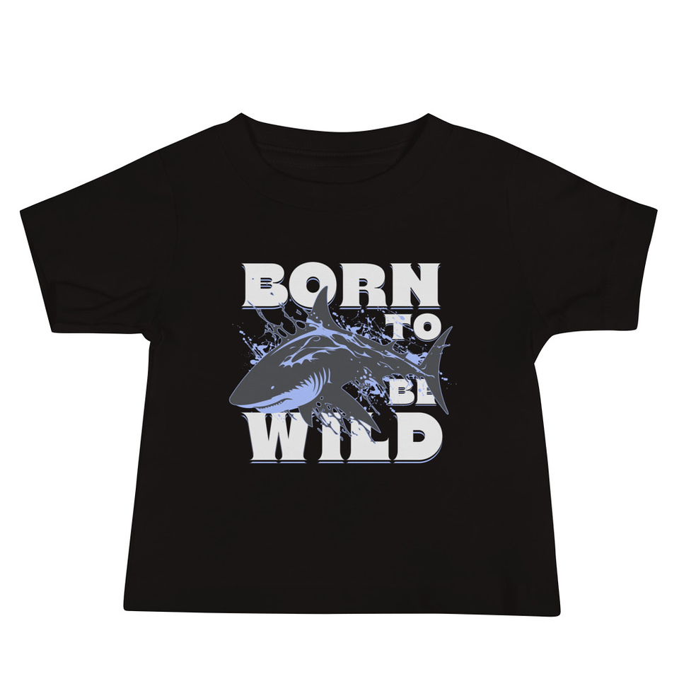 BORN TO BE WILD Baby Staple Tee