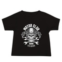 Born to Ride - Biker Club Skull  Baby Staple Tee
