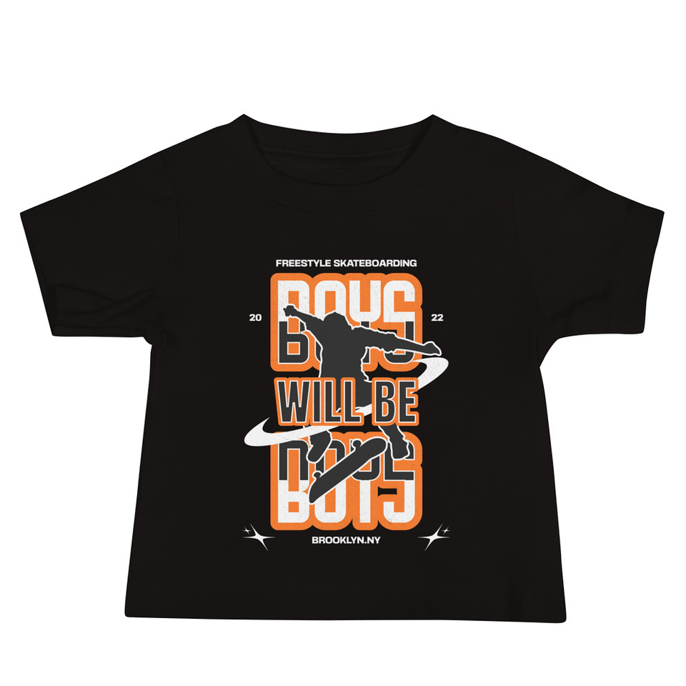 Boys will be boys Baby Staple Tee