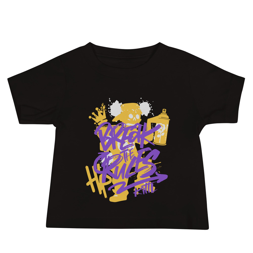Break the Rules Graffiti - Spray Paint Baby Staple Tee
