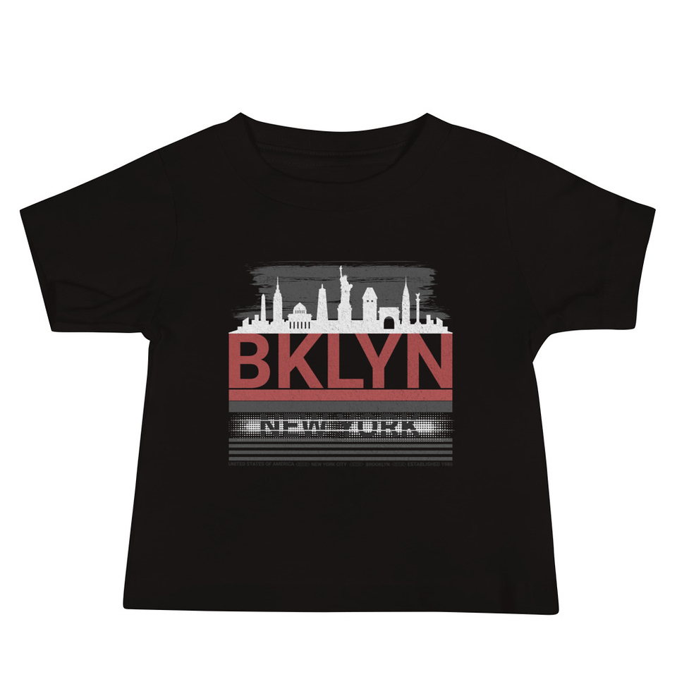 Brooklyn -New York   Baby Staple Tee