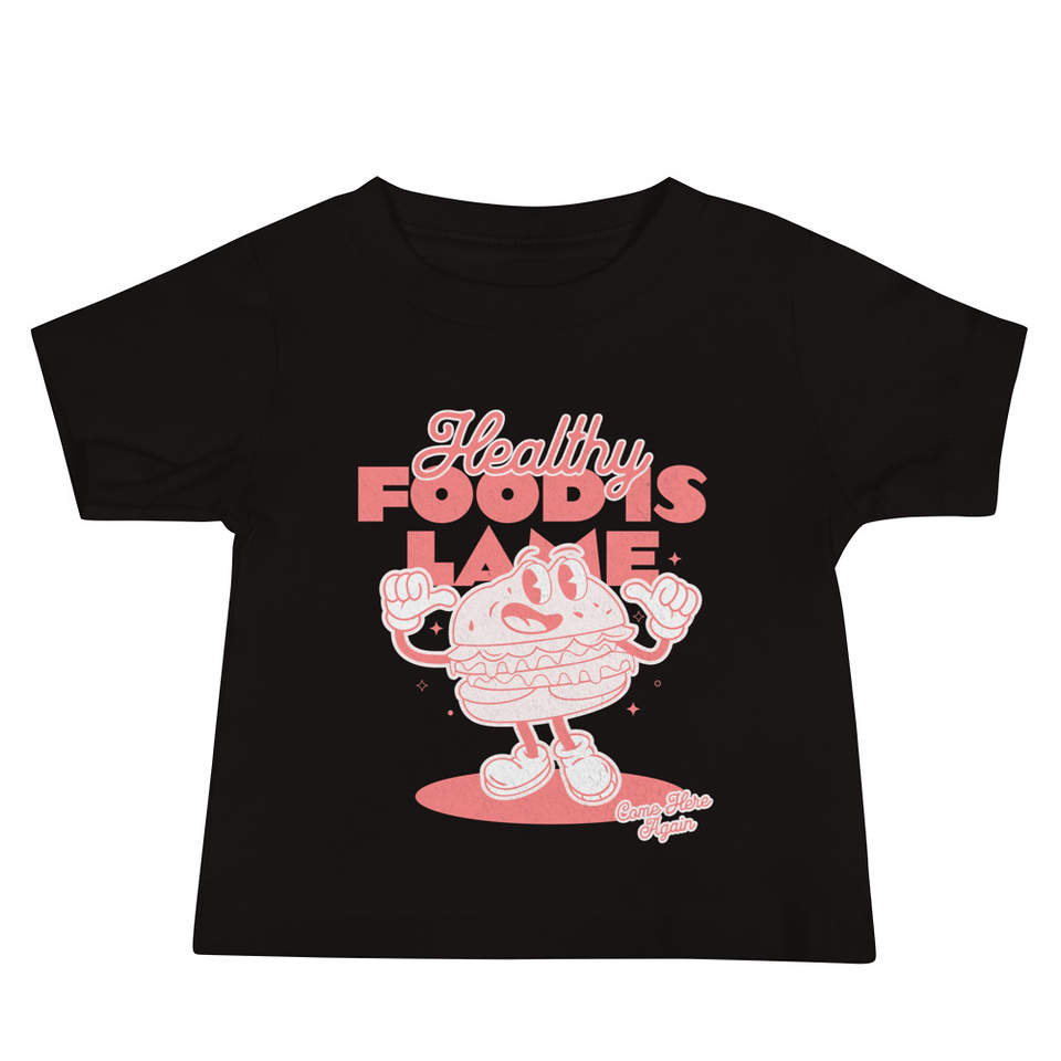 Burger Mascot Baby Staple Tee