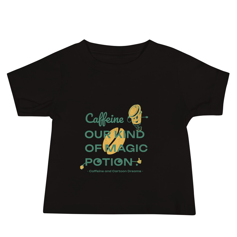 Caffeine Cartoon Baby Staple Tee