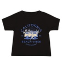 California Beach Vibes - Retro Camper Van Baby Staple Tee