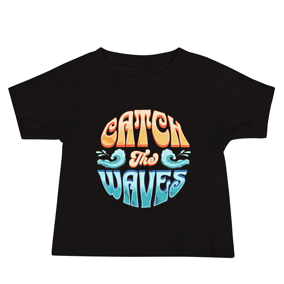 Catch the Waves - Beach Vibe Baby Staple Tee