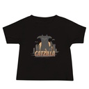 Catzilla - Funny Comic Animal Baby Staple Tee