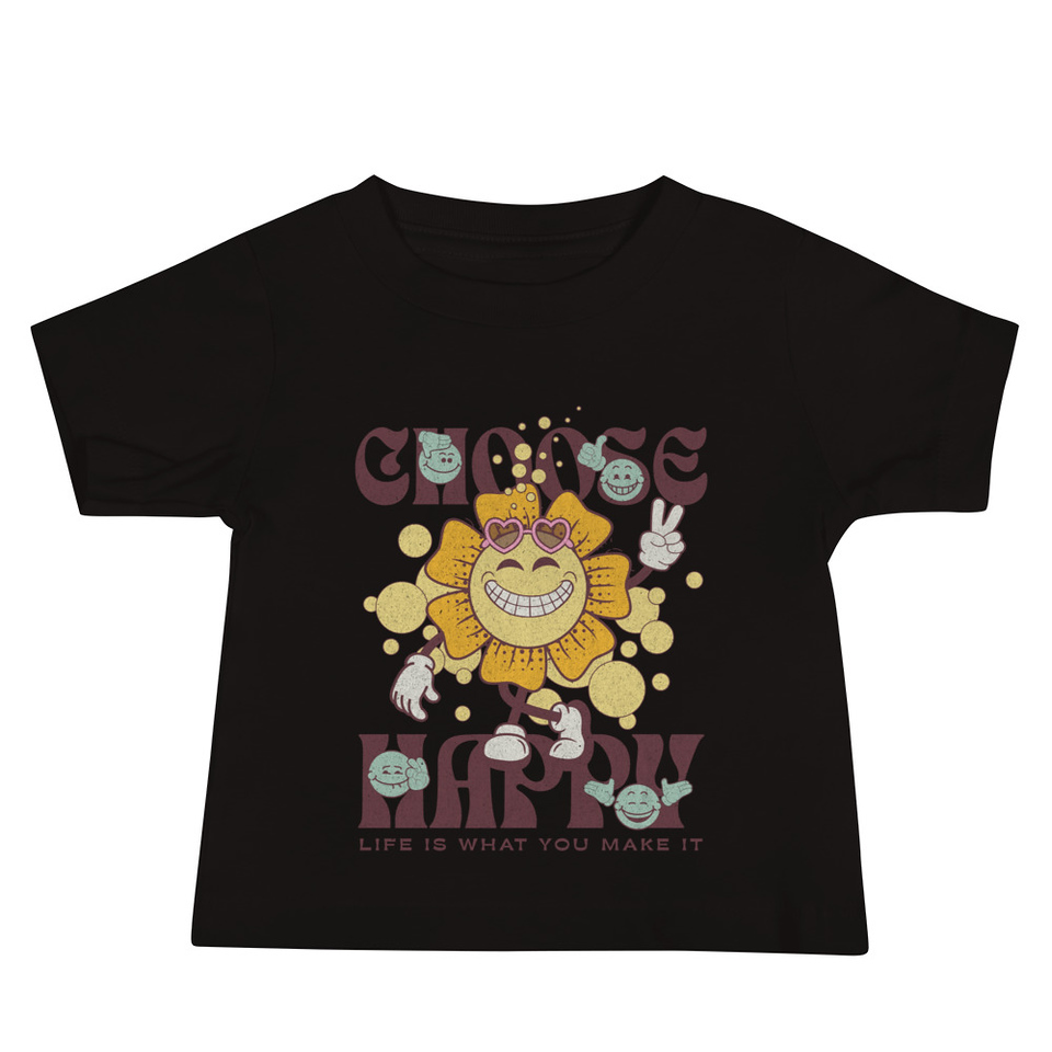Choose Happy Baby Staple Tee