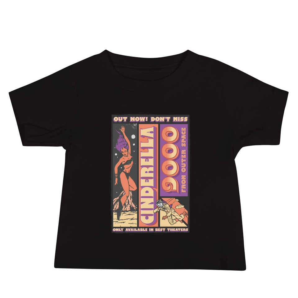 Cinderella 9000 - Retro Astronaut Baby Staple Tee