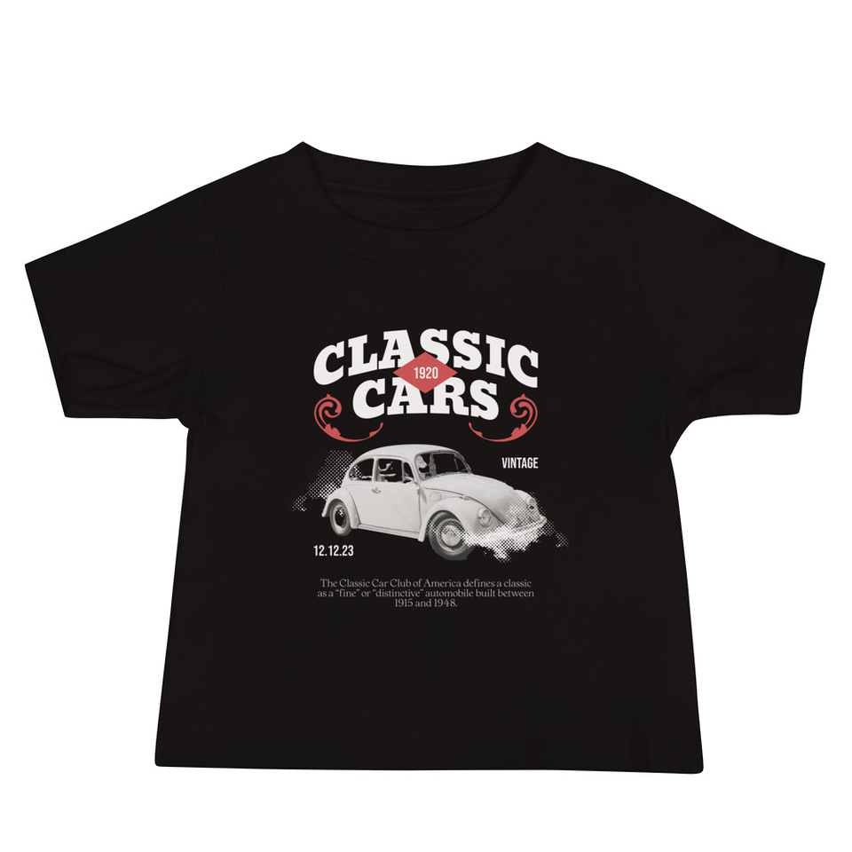 Classic Cars Baby Staple Tee