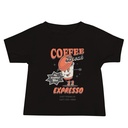 Coffee Break Cartoon Retro 90s  Baby Staple Tee