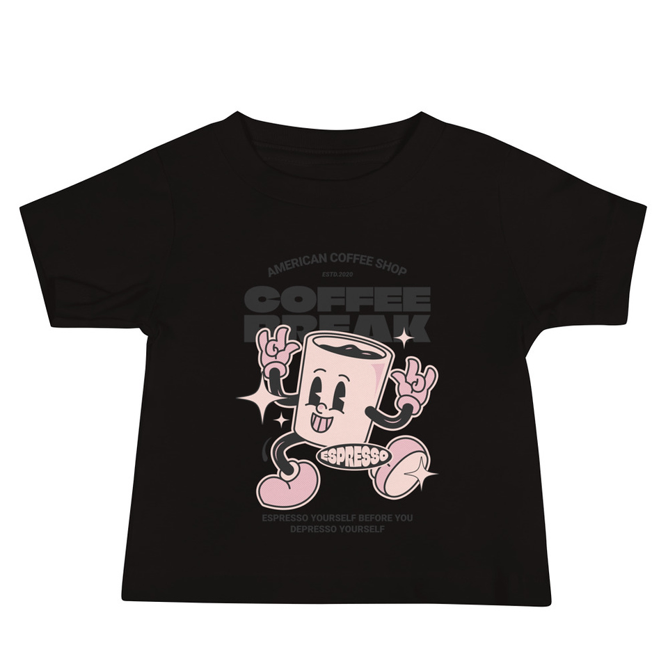 Coffee Break Mascot Baby Staple Tee