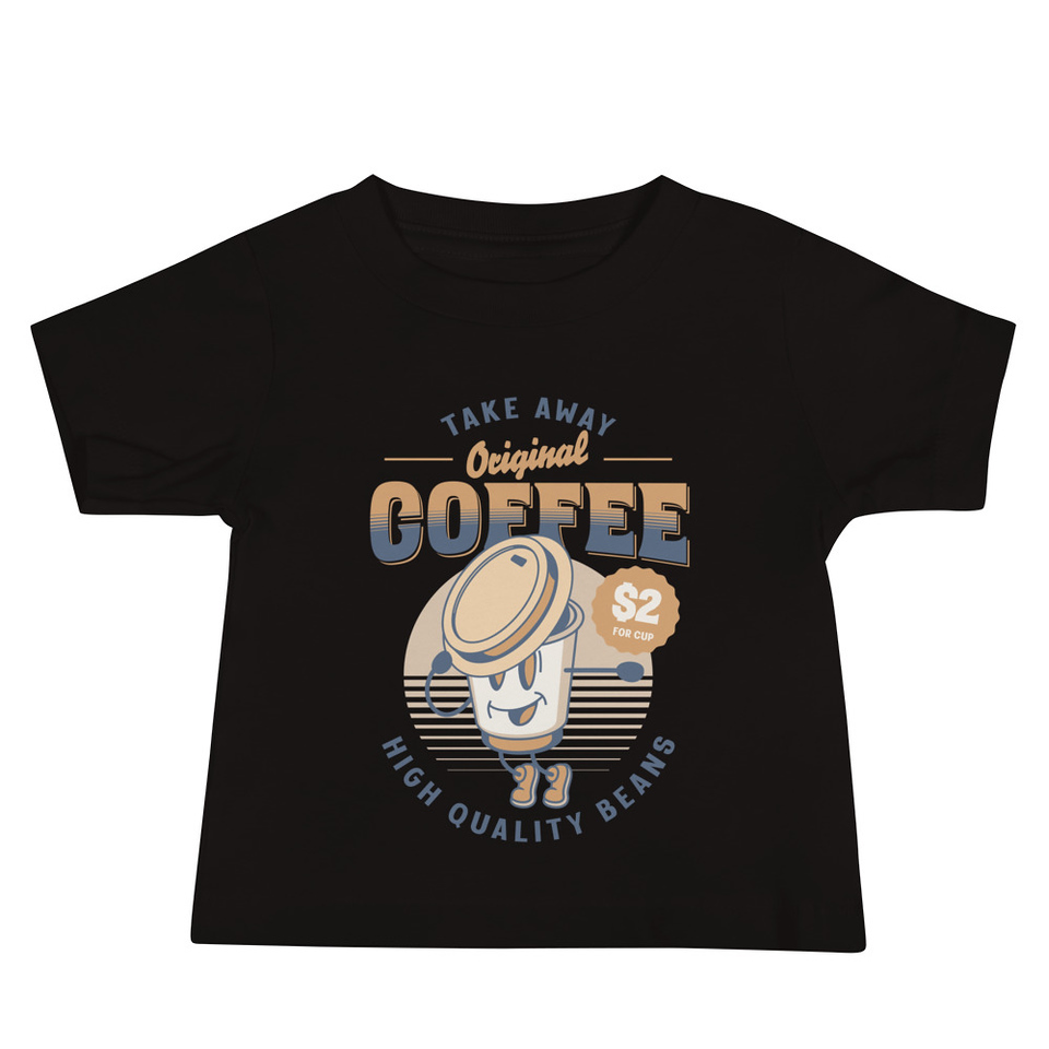 Coffee Cup - Comics Mascot Baby Staple Tee